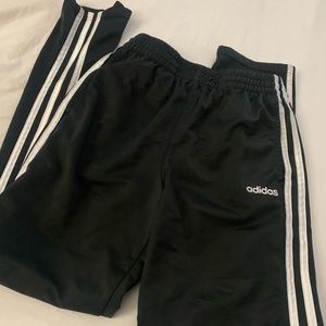 Adidas’s Black Track Pants Kids Large